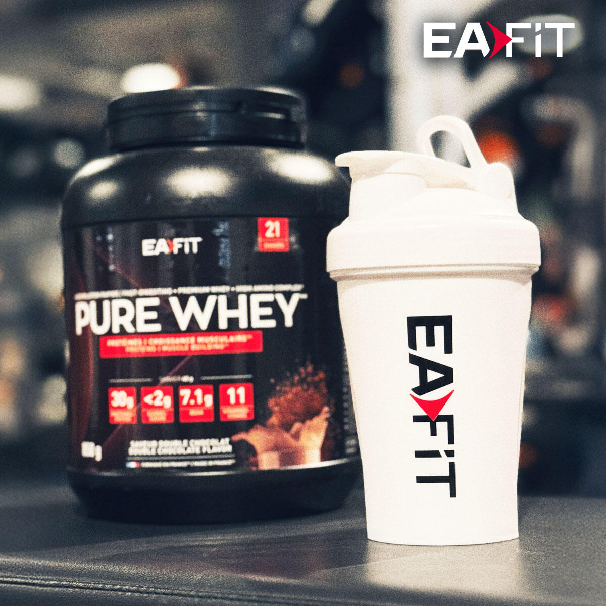 Shaker Eafit 500mL Blanc 4/5