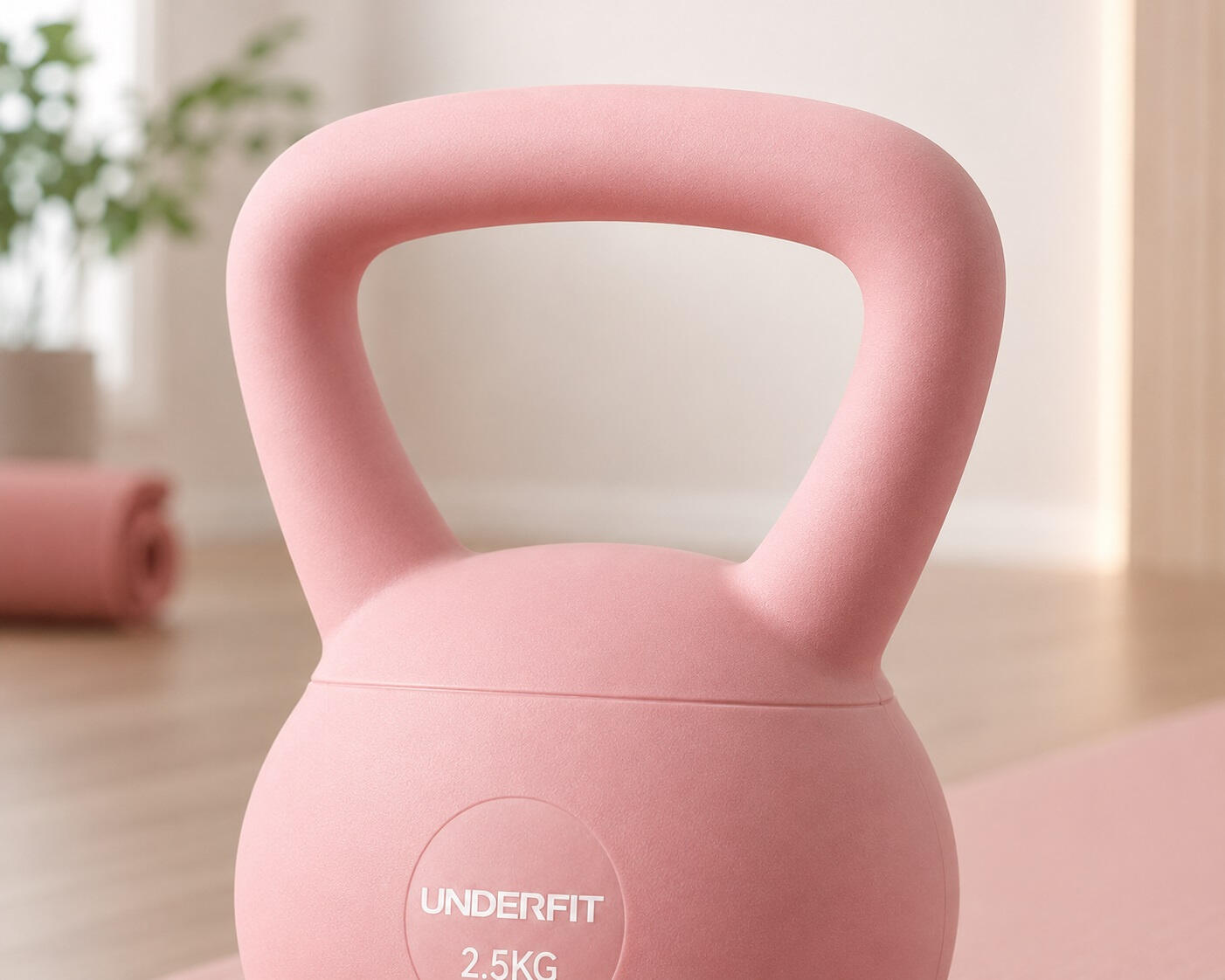 Kettlebells Soft UNDERFIT 2,5 kg - Pulse Pink 12/13