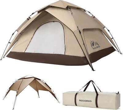 Waterdichte instant tent met upf50+ beschermingsfactor rockbros