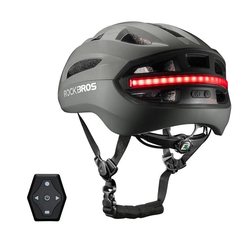 Smart LED bike helmet with remote control ROCKBROS