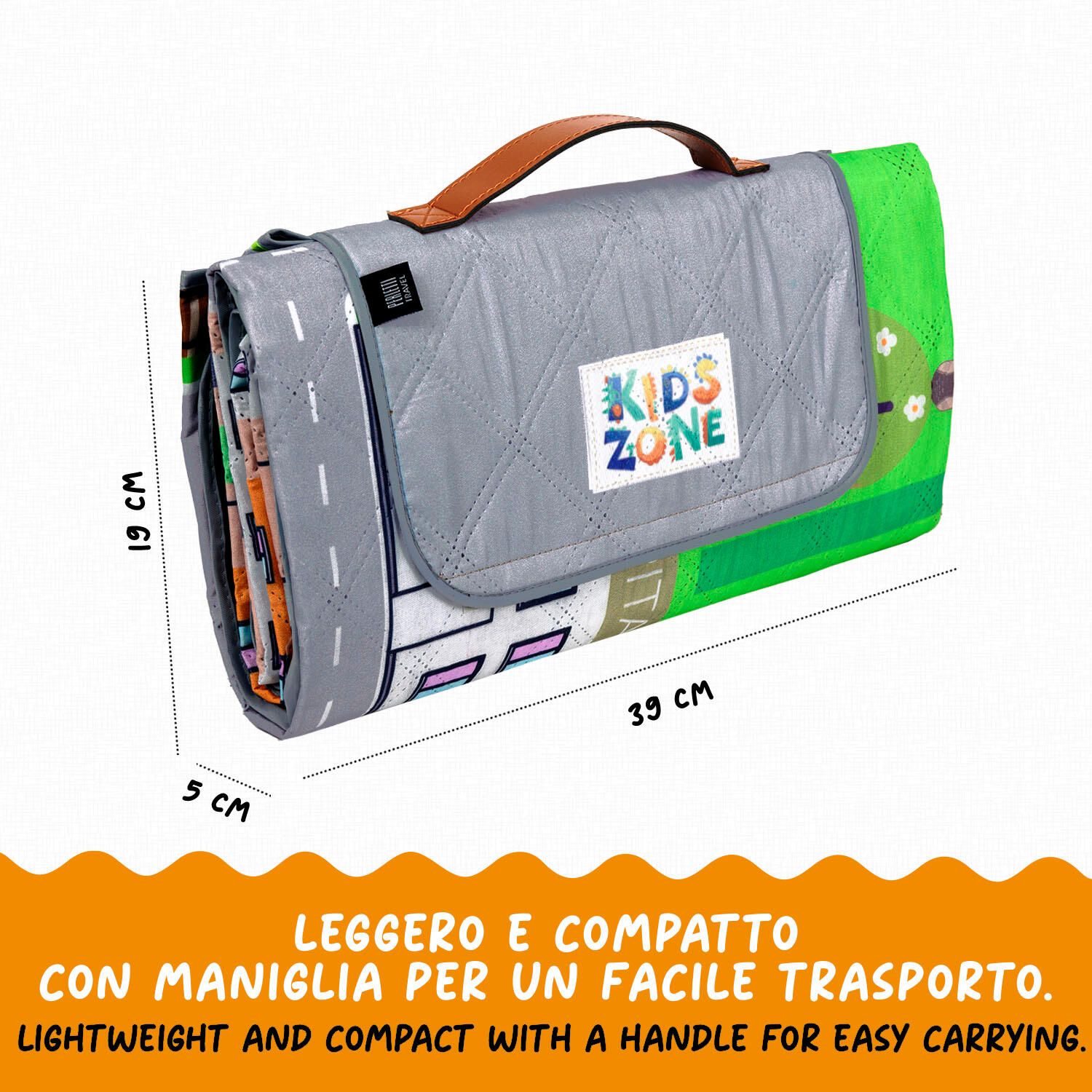 Telo Picnic Bambini Pista Macchinine 4/8