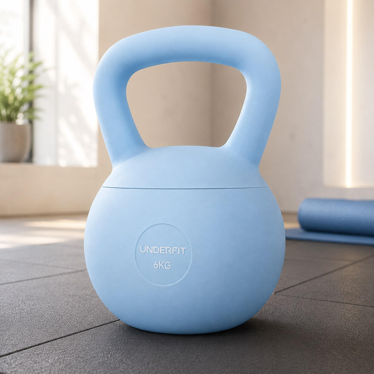 Kettlebells Soft UNDERFIT 6 kg - Ice Blue 8/12