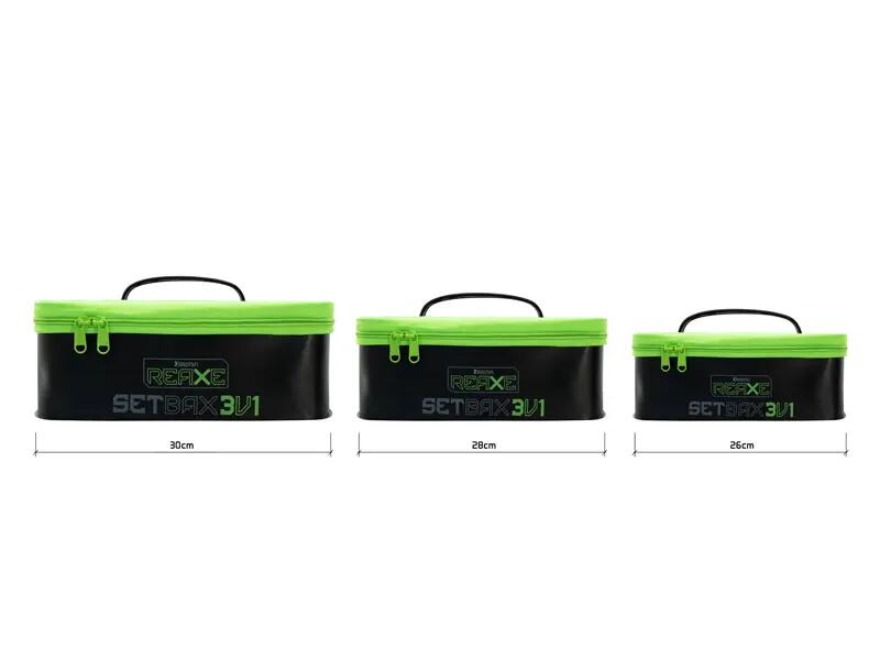 Lot de sacs REAXE SetBAX 3en1 | 30x20x11cm / 28x18x10cm / 26x16x9cm 5/7