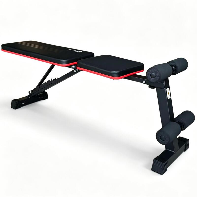 Banca de exercitii reglabila FitTronic® B211, spatar reglabil