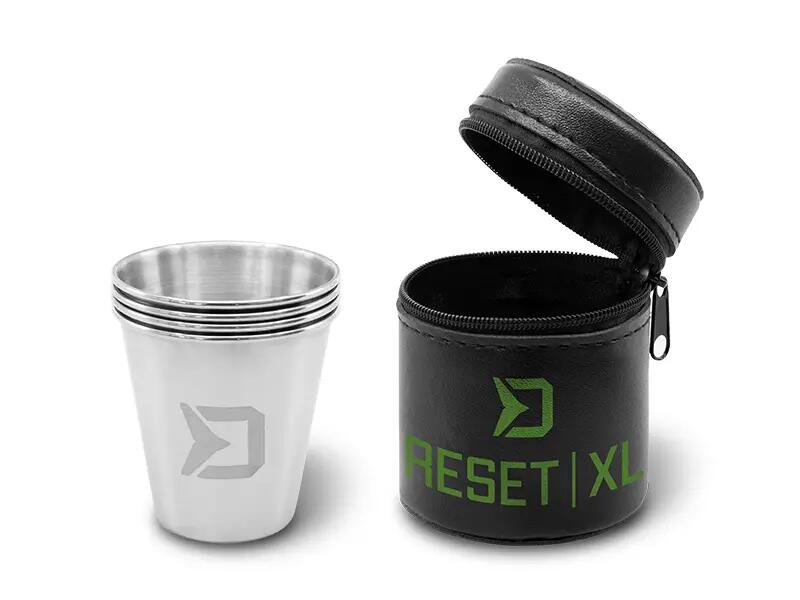 Lot de verres inox RESET XL 4en1 2/4