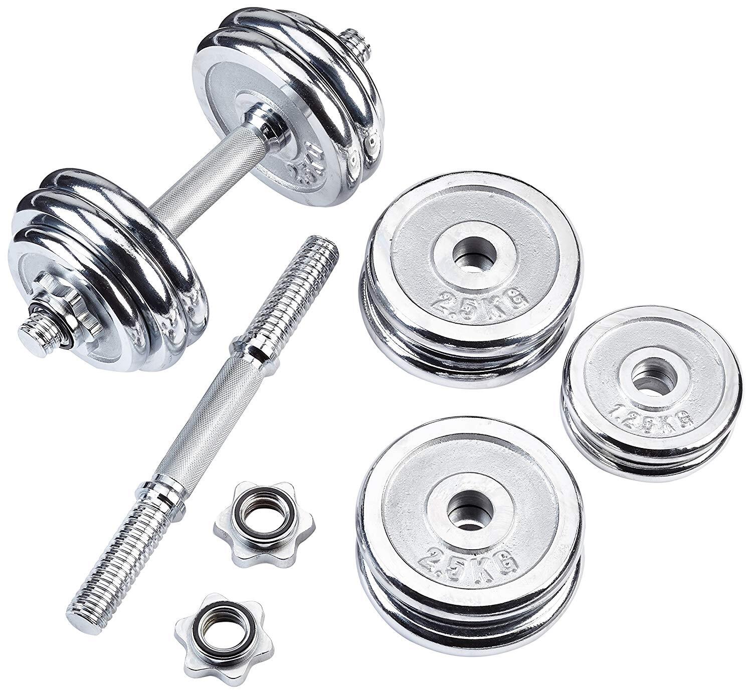 Kurzhantelset Chrom 30 kg 2/7