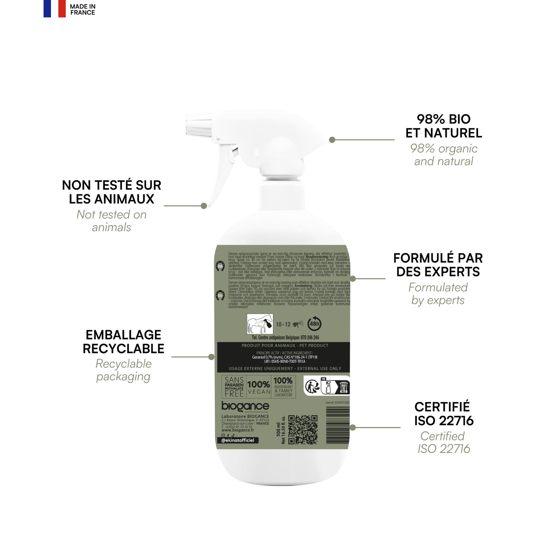 Spray Antiparasitaire Ekinat 4/7
