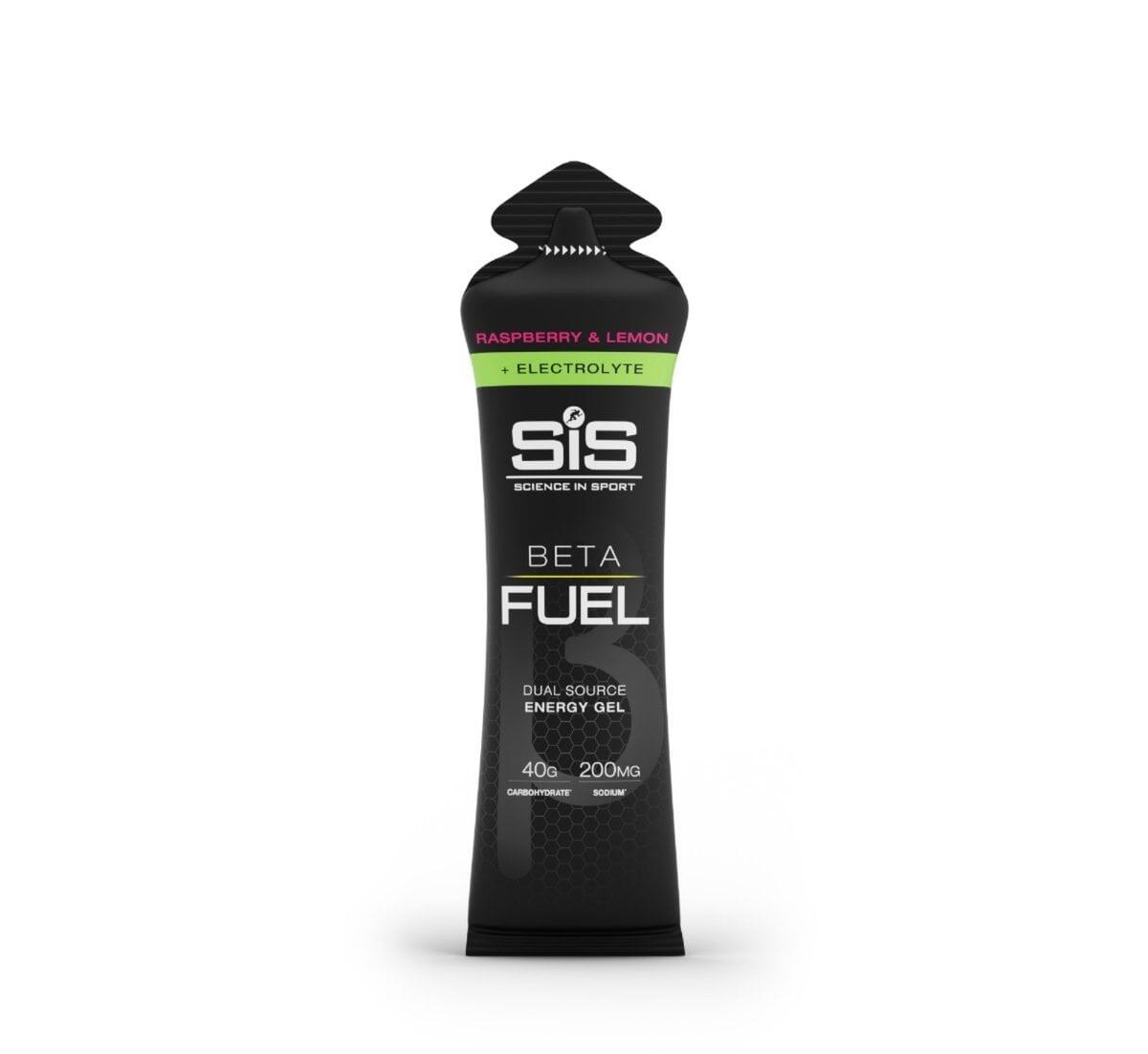 Gel énergétique Beta Fuel + Electrolyte SIS – Framboise et citron – 6 x 60 ml 2/4