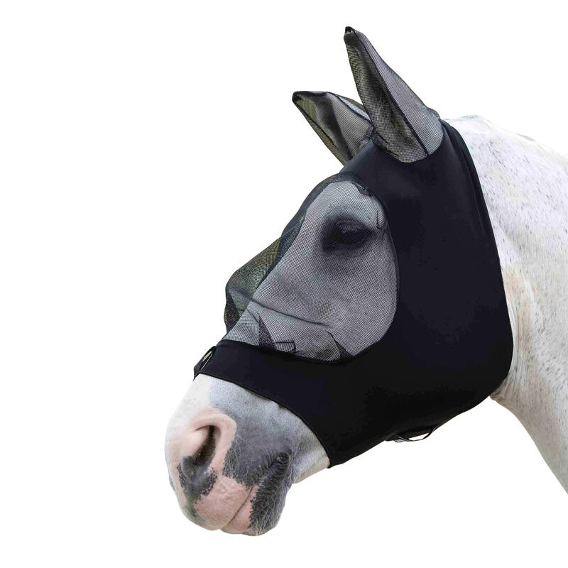 Oeillère pour chevaux avec oreilles (Noir)