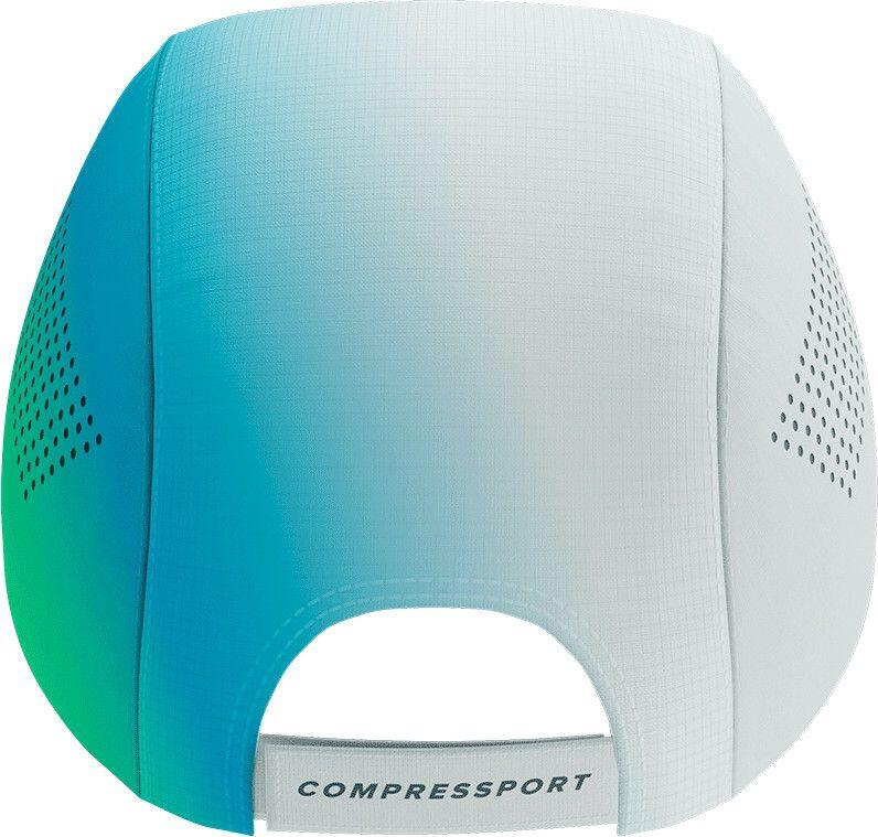 Cappellino Compressport Pro Racing Star Bianco/Blu/Verde 4/6