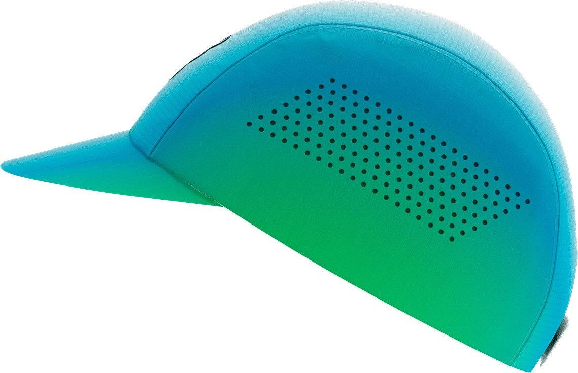Cappellino Compressport Pro Racing Star Bianco/Blu/Verde 2/6