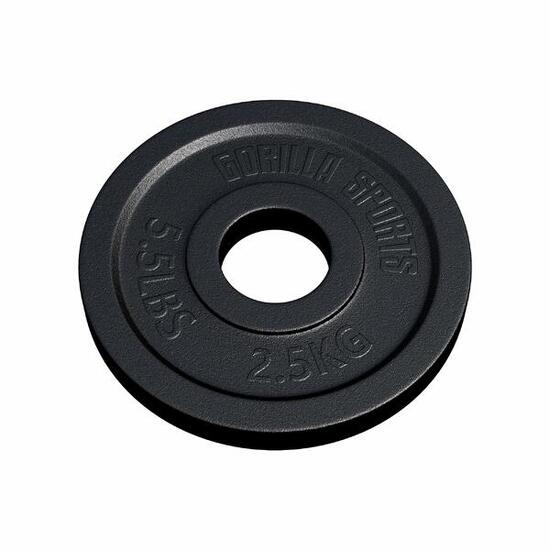 Disques Olympiques en fonte 51 mm | Poids compatibles avec barre olympique 50 mm