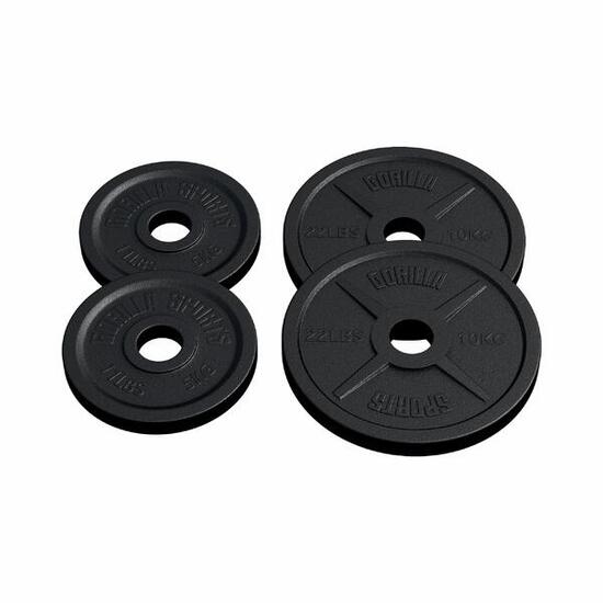 Lot de disques en fonte 2 x 5 KG + 2 x 10 KG, disques Olympiques 51 mm | Poids c