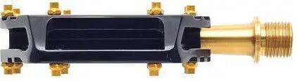 Paar platte pedalen HT Components AR09T Zwart/Goud 2/3