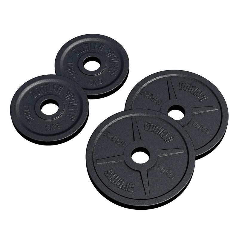 Set discuri  Olympia Ø 50/51 mm fontă 30 kg |2 x 5kg + 2 x 10 kg