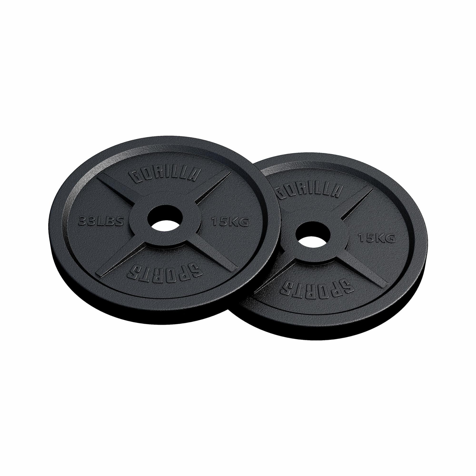 Set discuri Olimpice din fontă 30 kg 2 x 15 kg 50/51 mm