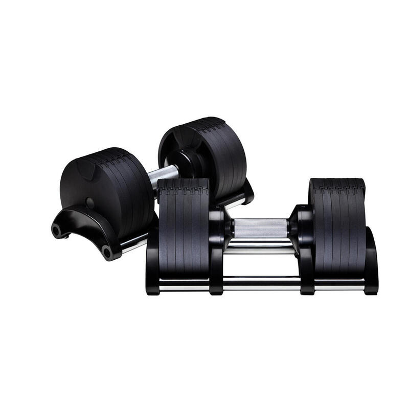 NÜO FLEXBELL 1-Sec Weight Adjustable Dumbbell (Set of 2kg-20kg), 1Pair