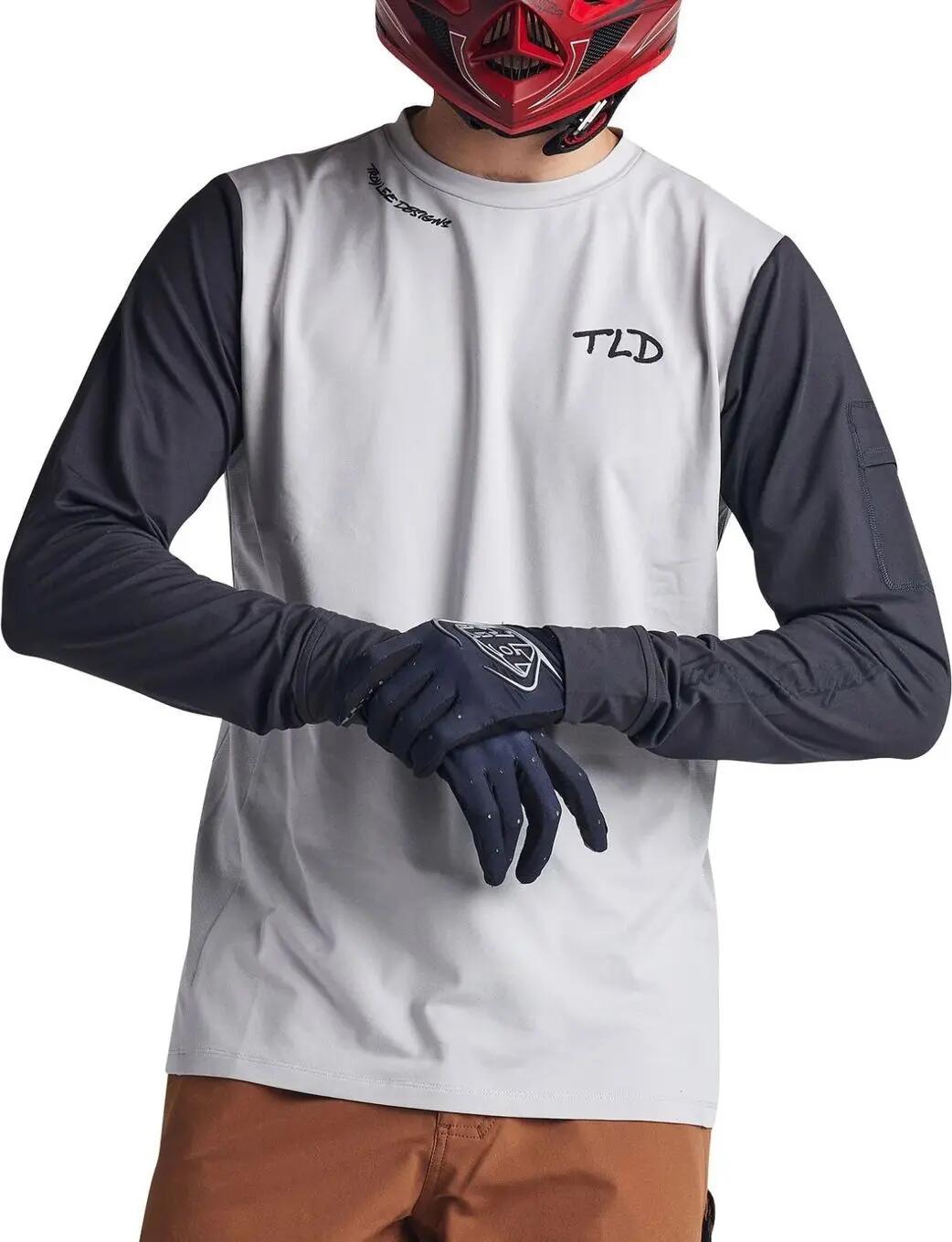 Camiseta de manga larga Troy Lee Designs Ruckus Ride Gris 6/7