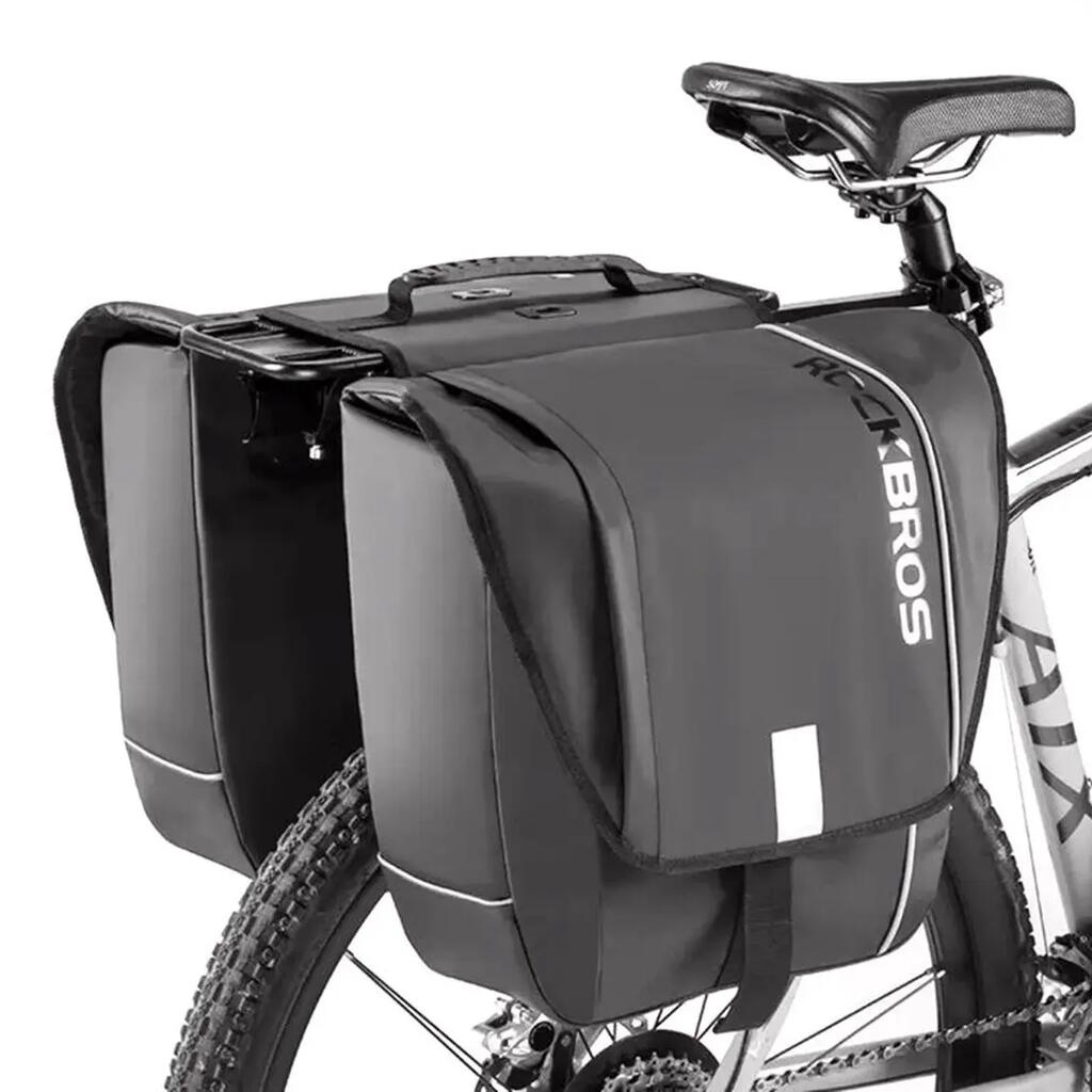 Reflective double quick-release bicycle pannier ROCKBROS