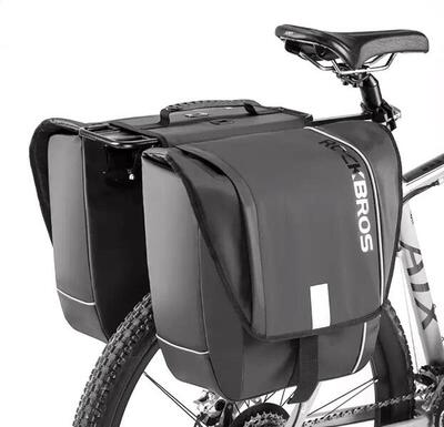 Borse laterali per bicicletta riflettenti a doppio sgancio rapido ROCKBROS