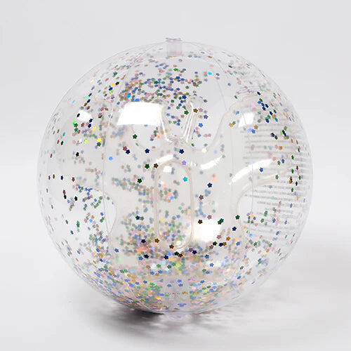 Sunnylife 3D Ballon de plage gonflable Cotton Candy Glitter