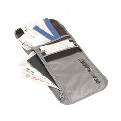Neck Wallet RFID- Grey -ATLNWRFID