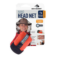Nano Mosquito Headnet Permethrin Treated- Black ANMOSHP