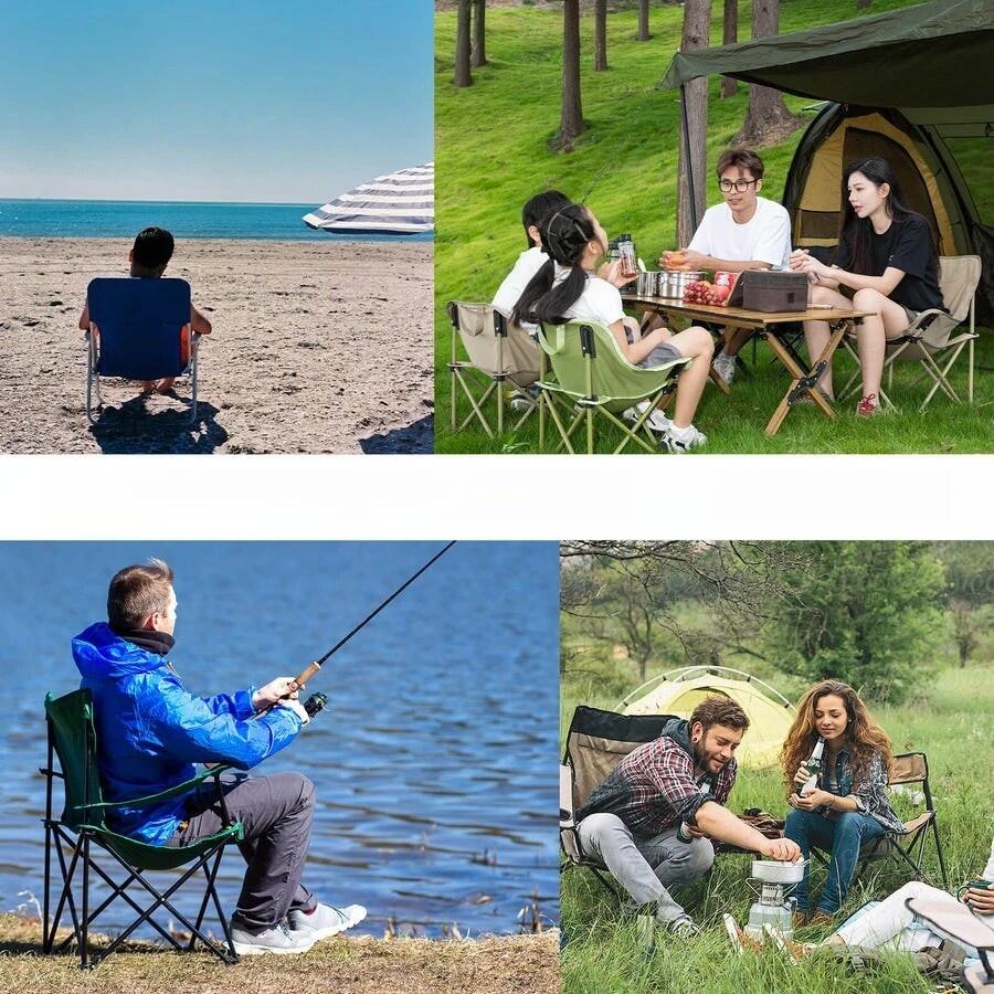 Folding and portable adult camping chair QUNATURE 3/3