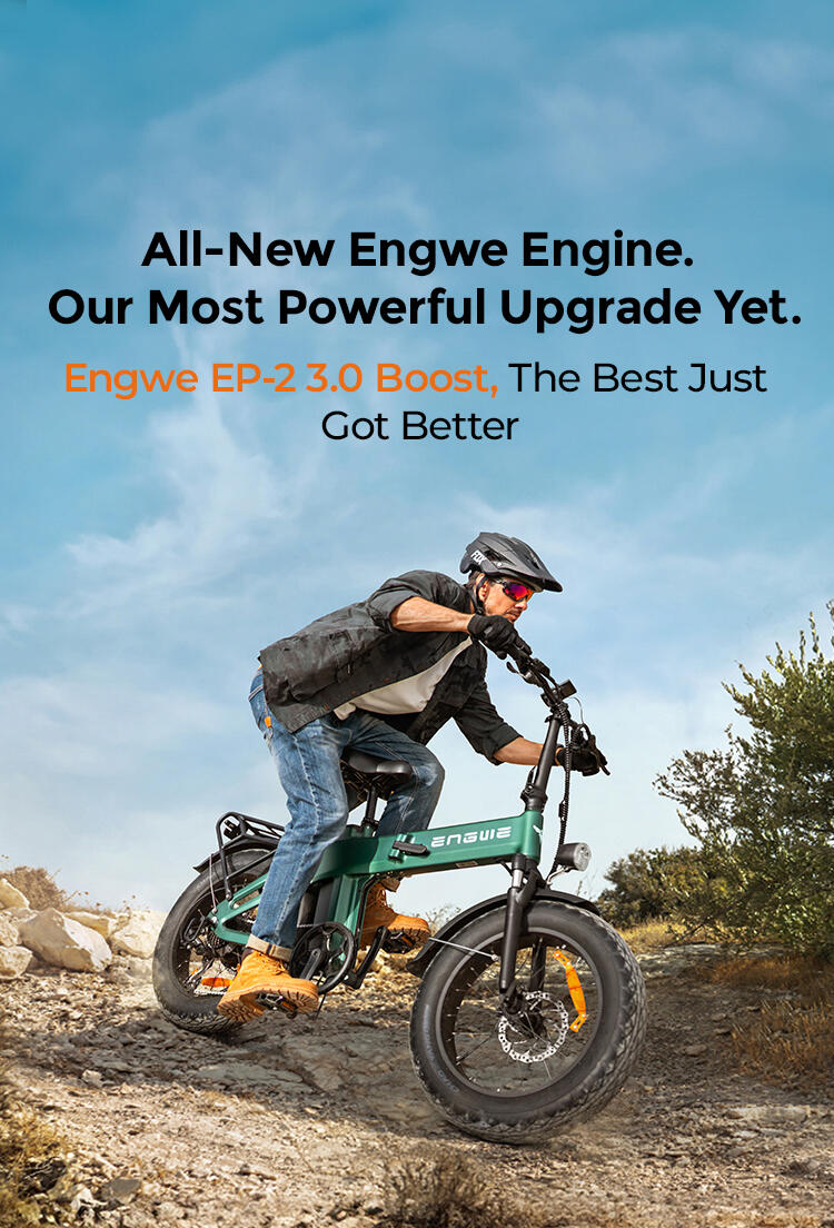 ENGWE EP-2 3.0 Boost Faltbares E-Bike mit Fatbike-Reifen 4/12
