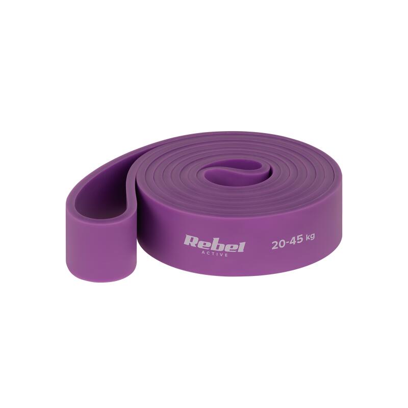 Set 4 benzi elastice REBEL ACTIVE POWER BAND, latex, 4-45KG