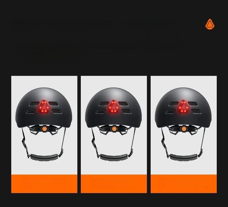 Casco da bici con telecamera HD 1080P e luci anteriori e posteriori ROCKBROS 3/4