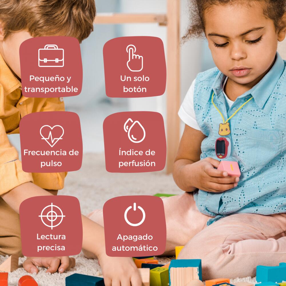 Pulsossimetro pediatrico con caricatore USB 6/7