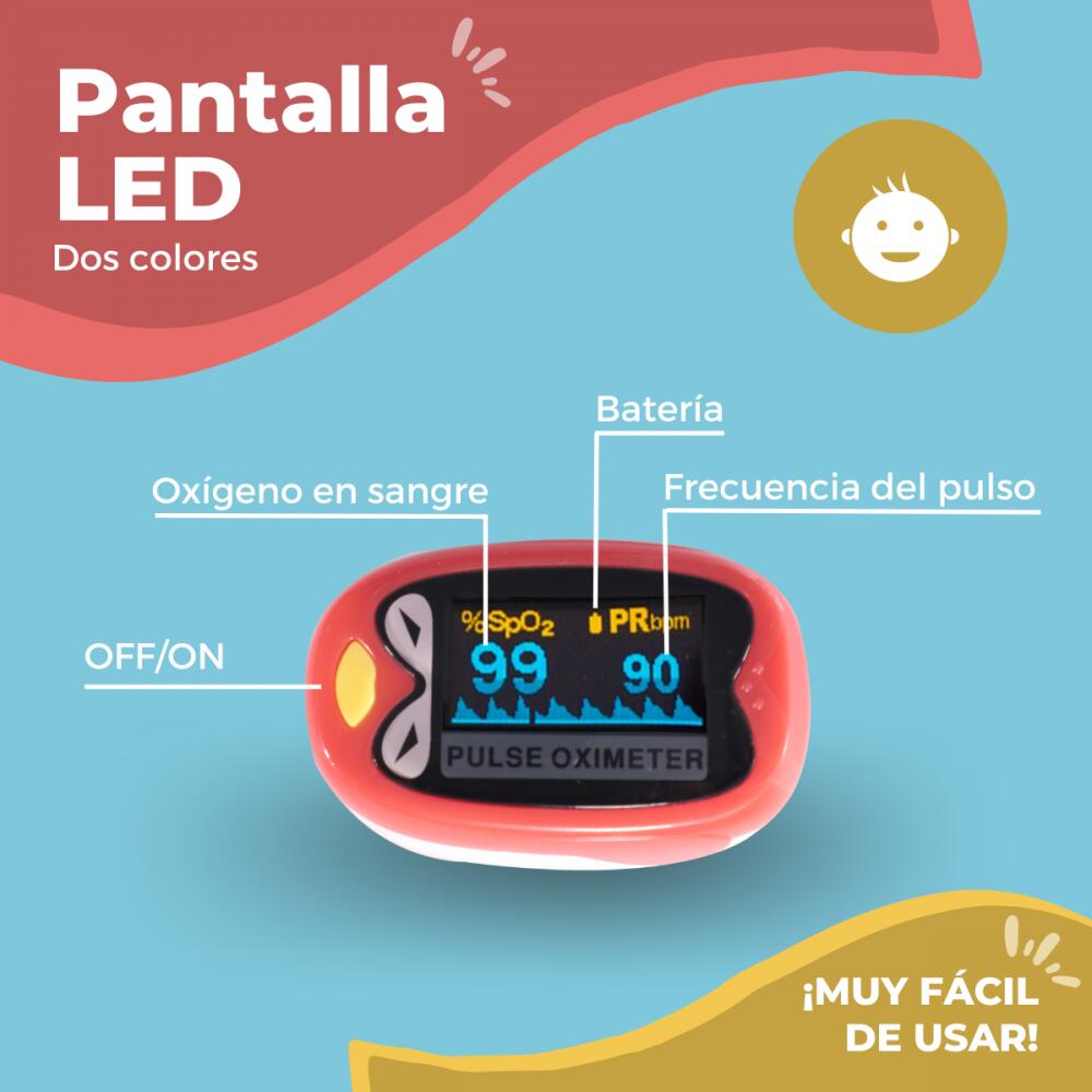 Pulsossimetro pediatrico con caricatore USB 3/7