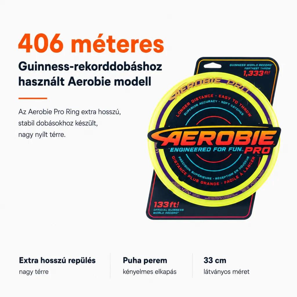 Pro Ring 33 cm-es Guinness-rekorder frizbi hosszú dobásokhoz 2/7