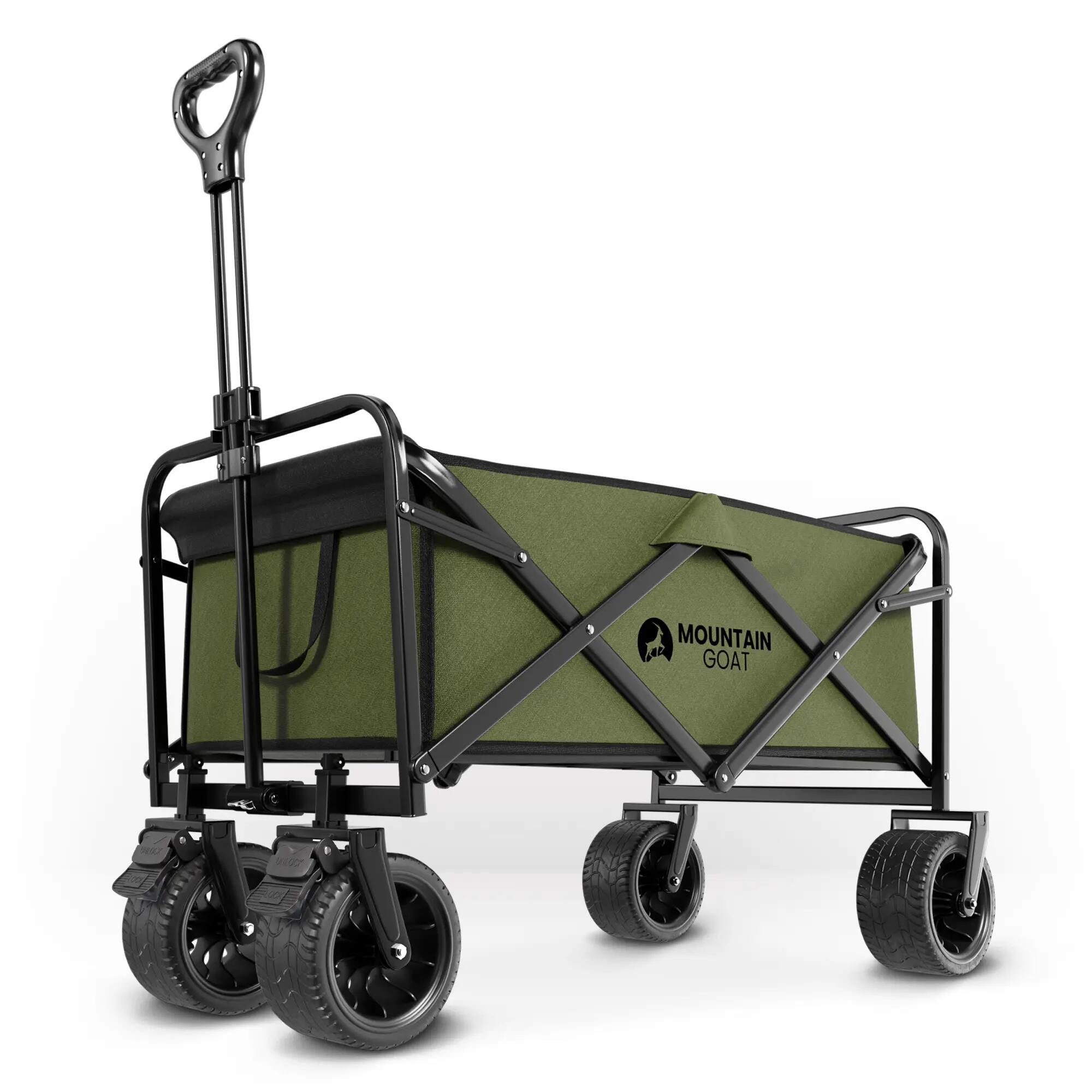 Strand- Outdoor-Wagen PRO Bollerwagen Faltbar Transportwagen Mountain Goat 13/14