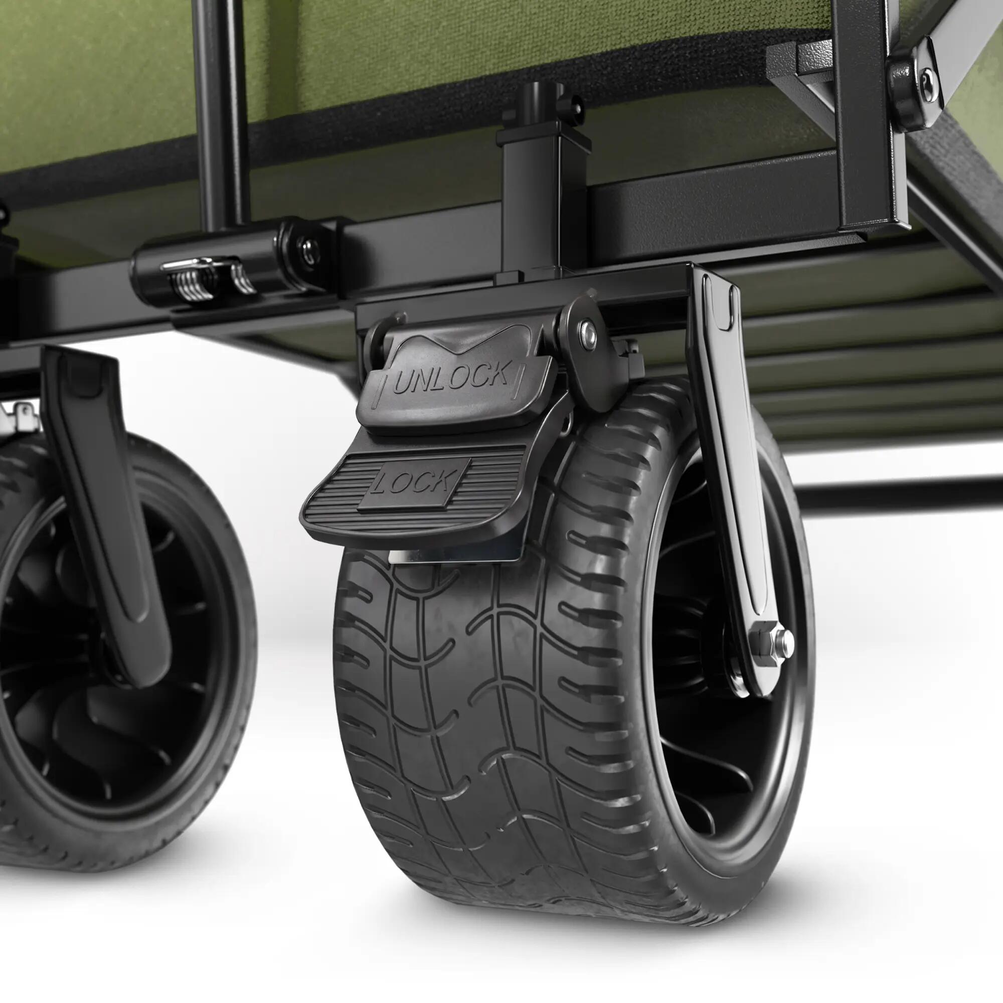 Strand- Outdoor-Wagen PRO Bollerwagen Faltbar Transportwagen Mountain Goat 11/14