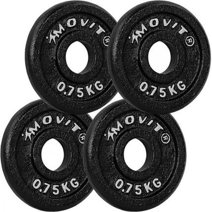Hantelscheiben Set 30/31 mm 3 KG (4 x 0.75 KG)