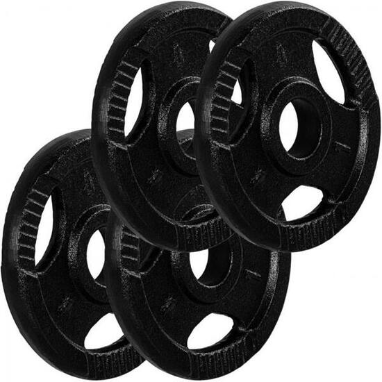 Hantelscheiben Set 30/31 mm Gusseisen Gripper 20 KG (2 x 10 KG)