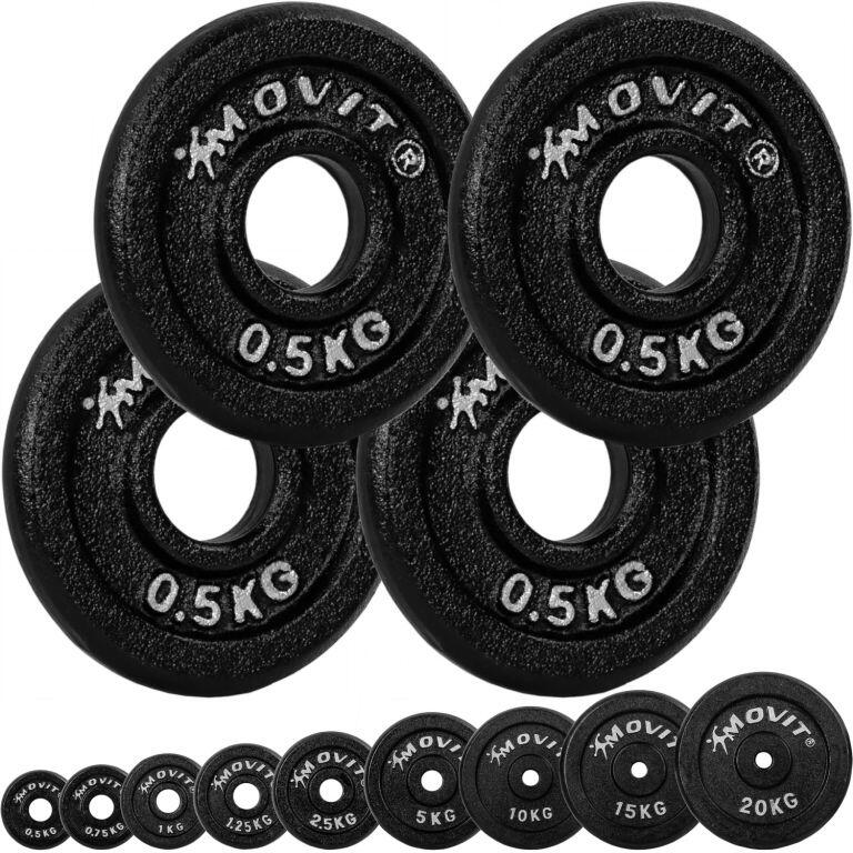 Set 4 x 1 Kg discuri, MOVIT® 4 kg, fonta