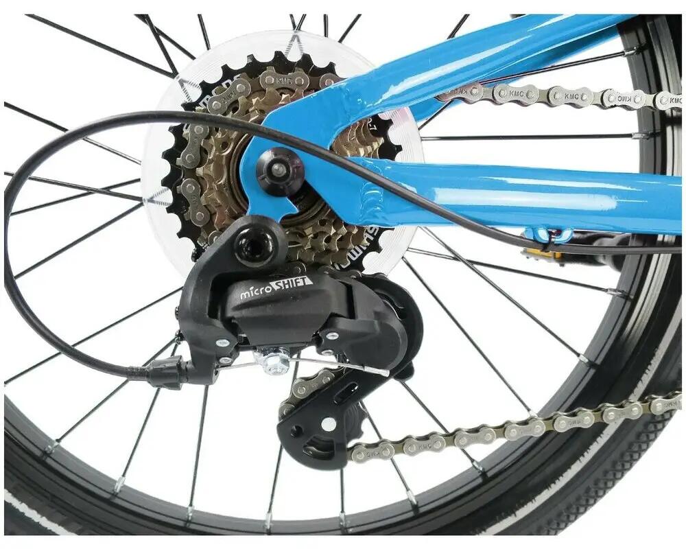 Bicicletă copii MTB Ganaz Ultralight 14 inch albastru 3/10