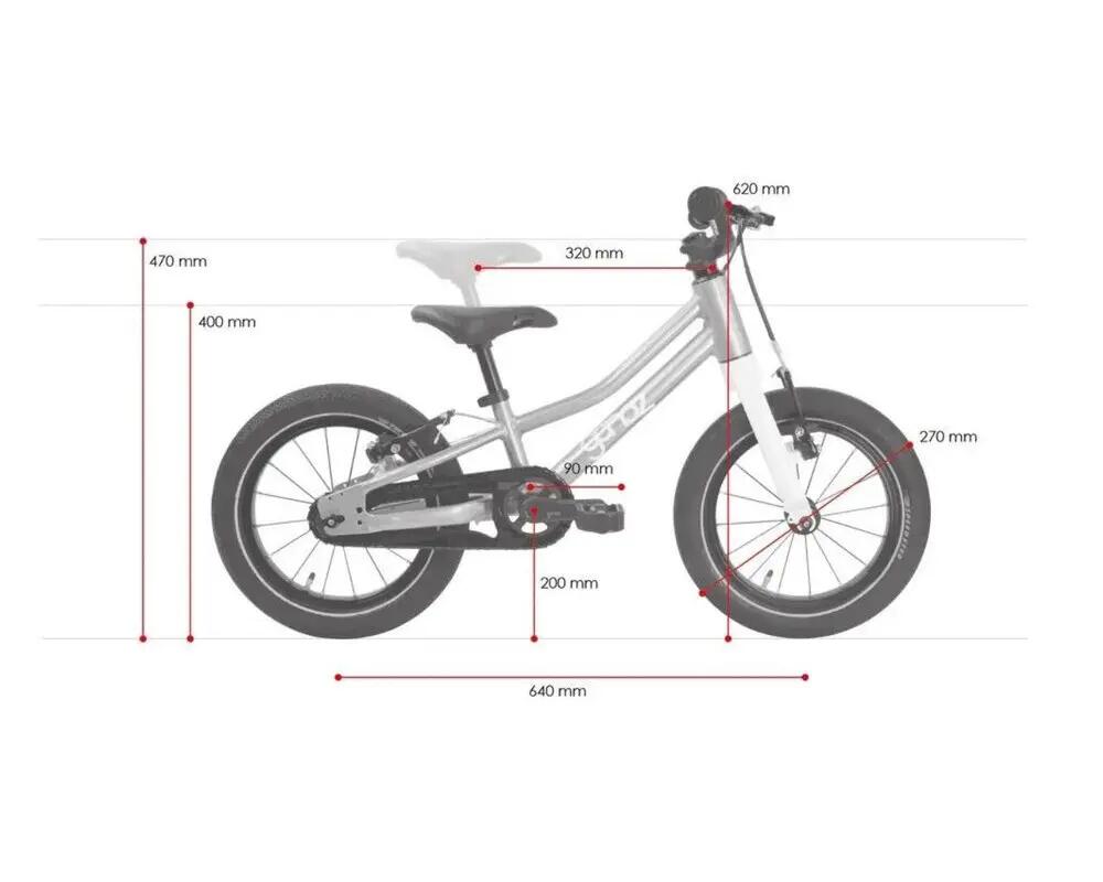 Bicicletă copii MTB Ganaz Ultralight 14 inch albastru 10/10
