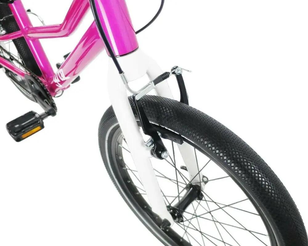 Bicicletă copii MTB Ganaz Ultralight 20 inch roz 5/11