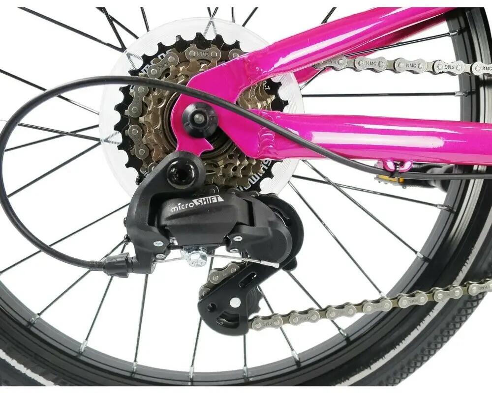 Bicicletă copii MTB Ganaz Ultralight 20 inch roz 3/11