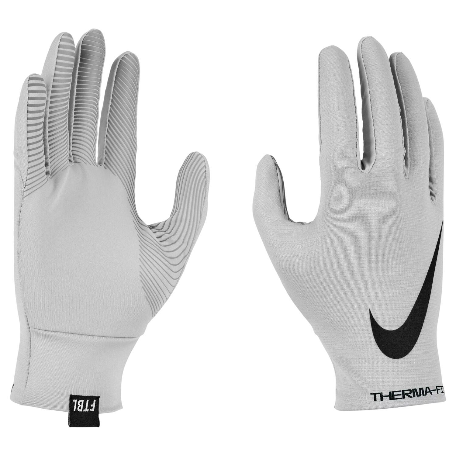 Uomo ThermaFit Fodera Per Guanti Nike Grigio Nero 3/3