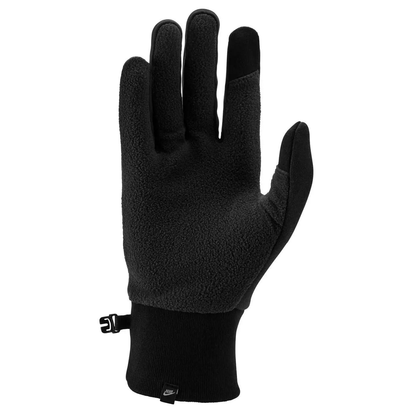 Unisex Adult Fleece ThermaFit Gloves (Black) 2/3