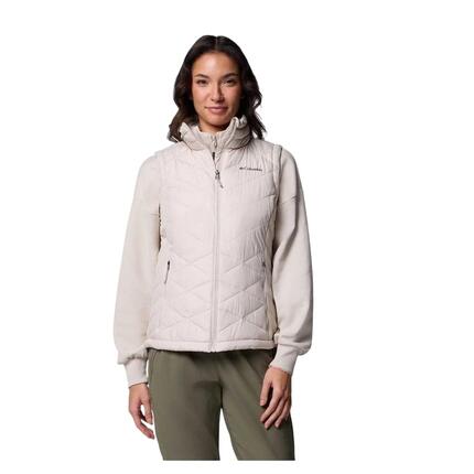 Veste Sans Manches Motif/style Matelassé HEAVENLY Femme (Taupe)