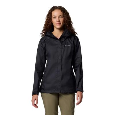 Giacca Impermeabile Impacchettabile Donna Columbia Nero