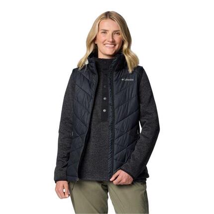 Veste Sans Manches Motif/style Matelassé HEAVENLY Femme (Taupe)