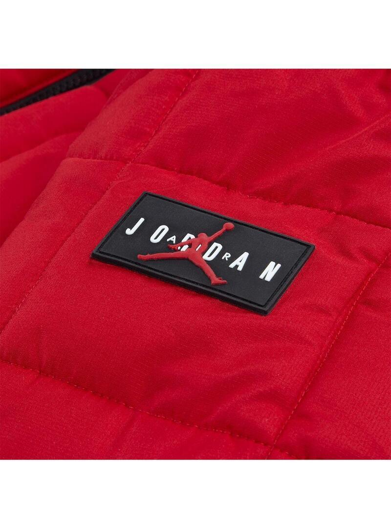 Polyester gewatteerde jas voor kinderen (Rood) 5/5