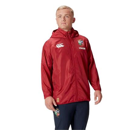 British And Irish Lions 2024" Regenmantel für Herren Rote Dahlie